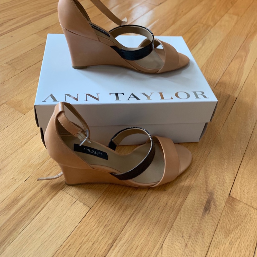 Brand new multicolored wedged heel sandals. - Picture 2 of 5